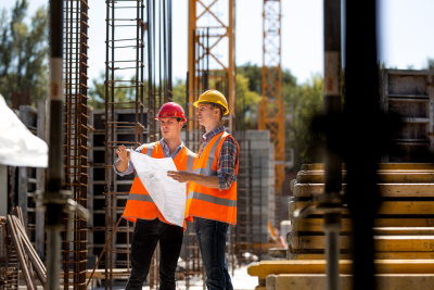 contractors at site